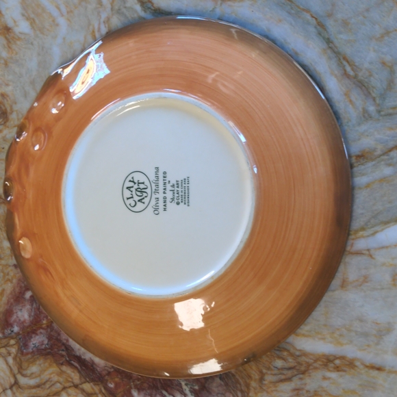 SALE. CLAY ART Dinner Plate Dish - Picture 3 of 5